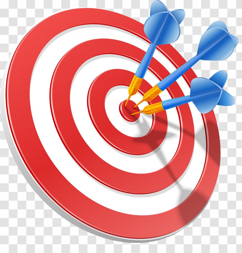 Infographic Shooting Target Bullseye Clip Art - Spiral - Red Minimalist Transparent PNG