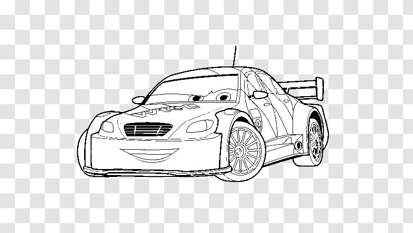Lightning McQueen Car Finn McMissile Fillmore Sketch - Drawing - Cars Coloring Pages Transparent PNG