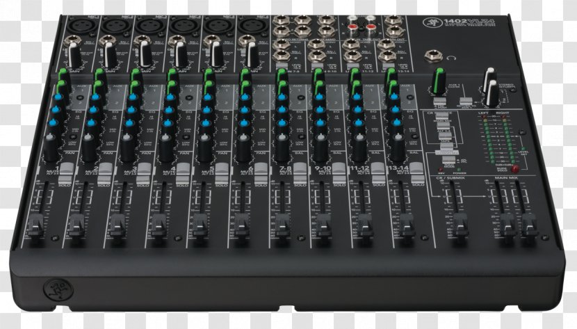 Microphone Mackie 1604-VLZ Pro Audio Mixers Preamplifier - Mixer Transparent PNG