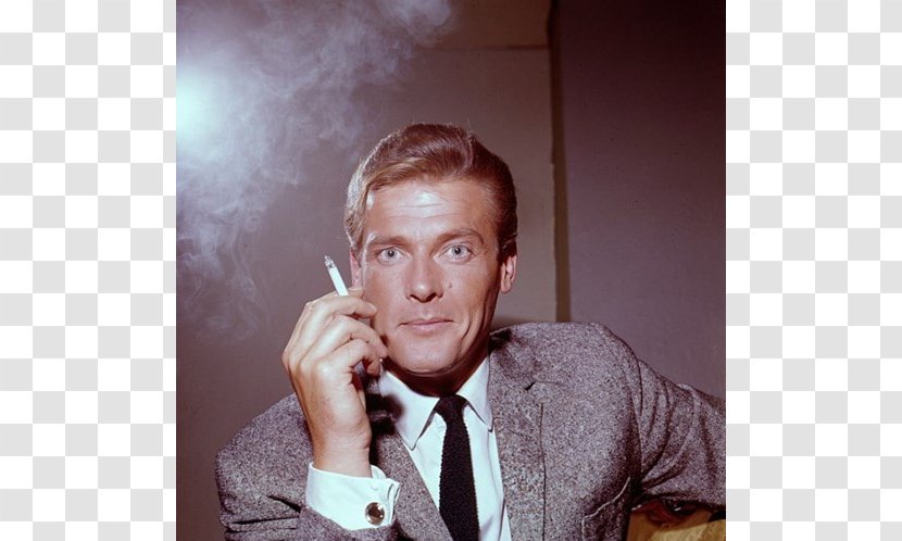 Roger Moore The Saint Photography Television Show - Gentleman Transparent PNG