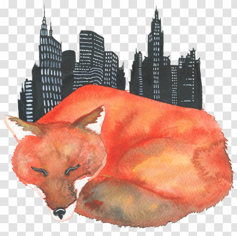 Red Fox Illustrator Whiskers Watercolor Painting - Art - 端午节 Transparent PNG