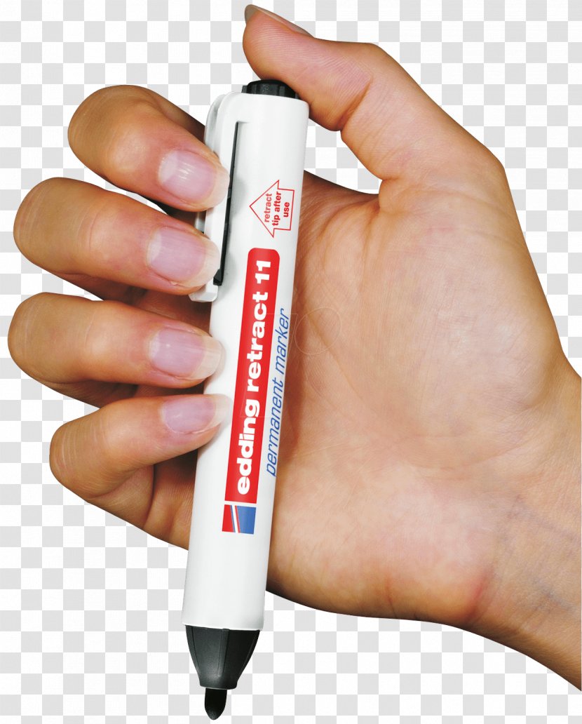 Marker Pen Permanent Edding Highlighter - Office Supplies Transparent PNG