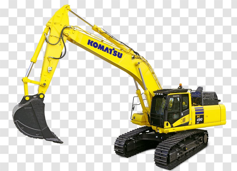 Komatsu Limited Excavator Architectural Engineering Heavy Machinery - Road Roller Transparent PNG