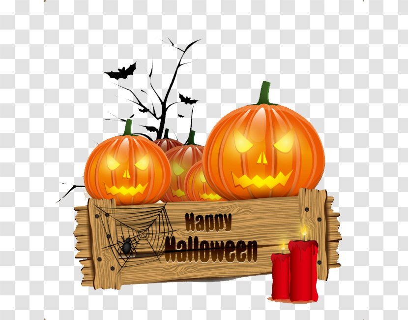 Halloween Poster Clip Art - Fruit - Treats Design Transparent PNG
