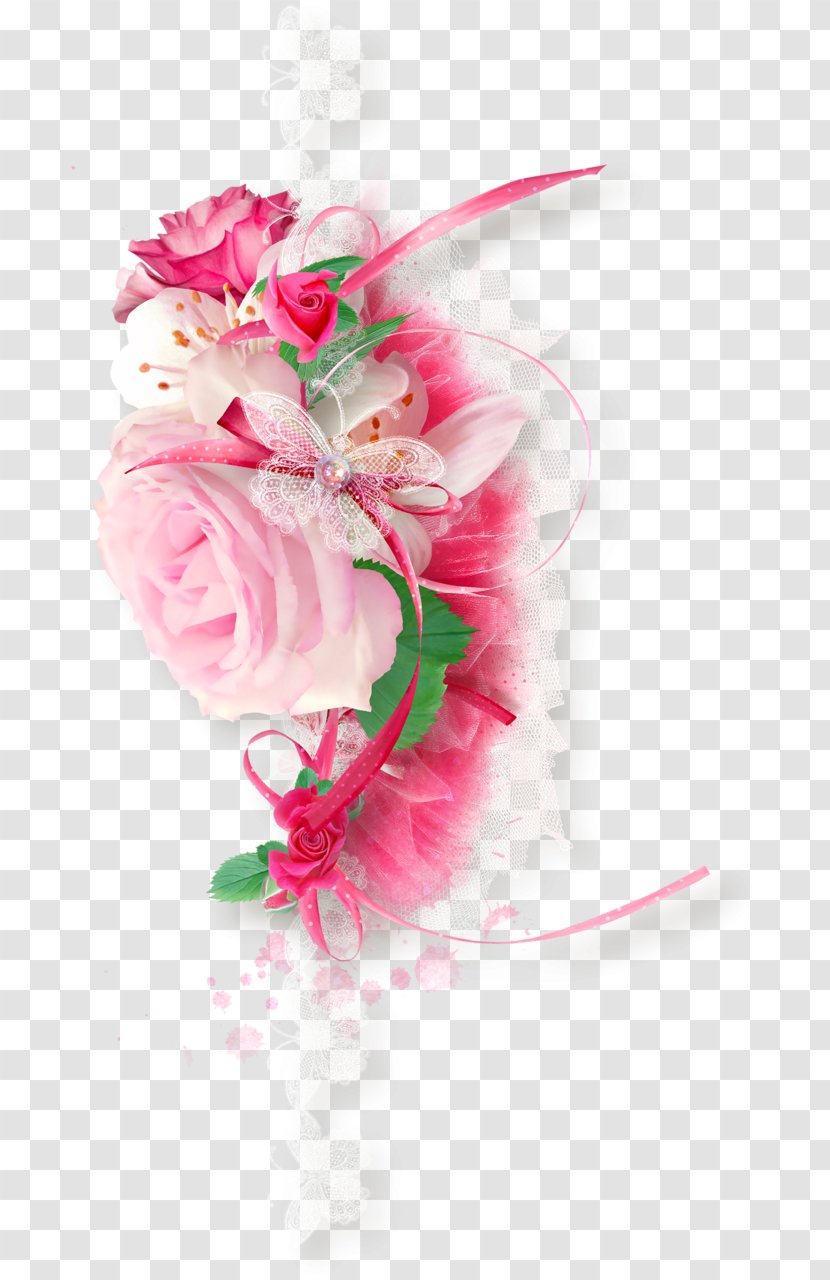 Still Life: Pink Roses Transparency And Translucency - Floral Design - Burberry Transparent PNG