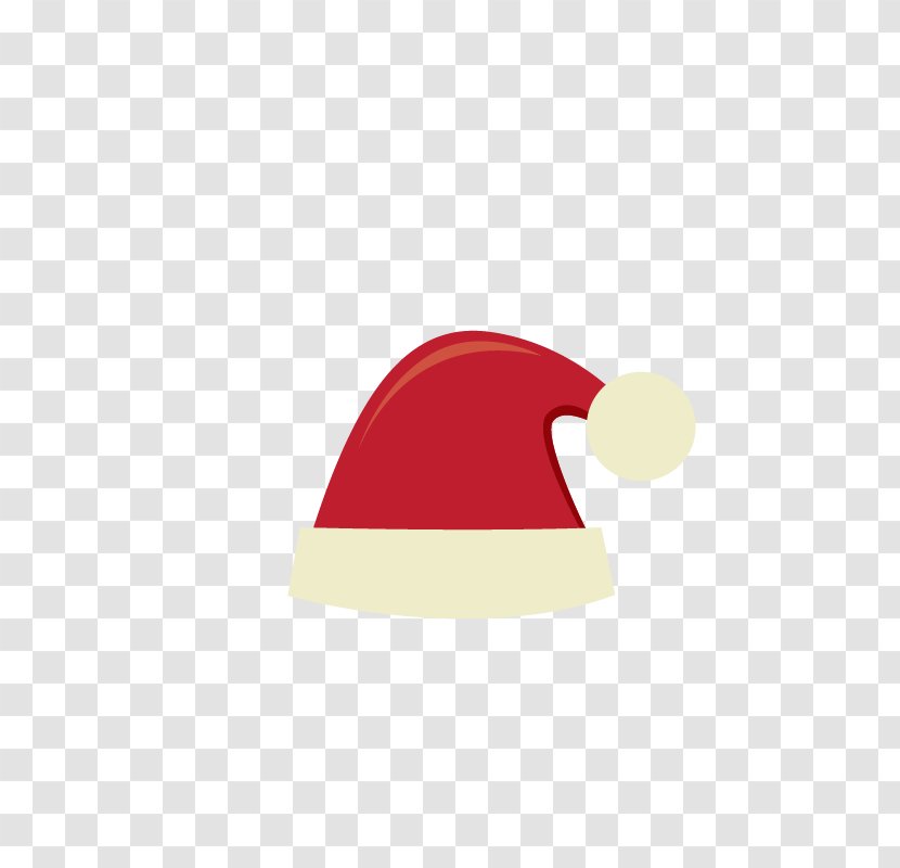Hat Cap Clip Art - Cartoon Red Christmas Transparent PNG