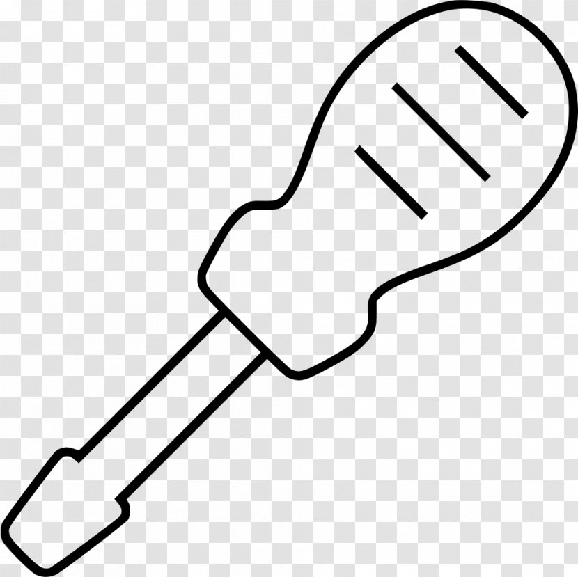 Clip Art Finger Sporting Goods Angle Product Design - Line - Screwdriver Icon Transparent PNG