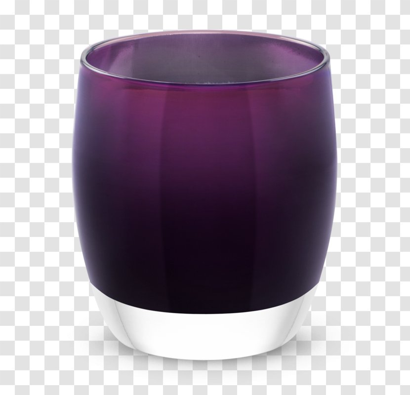 Glassybaby Votive Candle Purple Tulip Transparent PNG