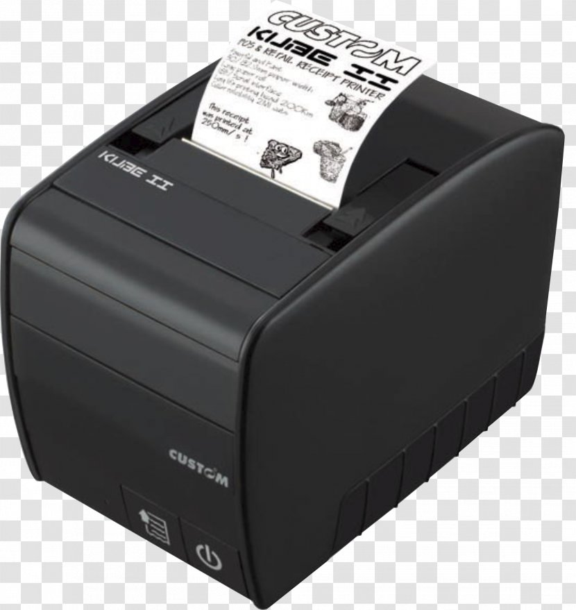 Point Of Sale Printer Cash Register Barcode Retail Transparent PNG