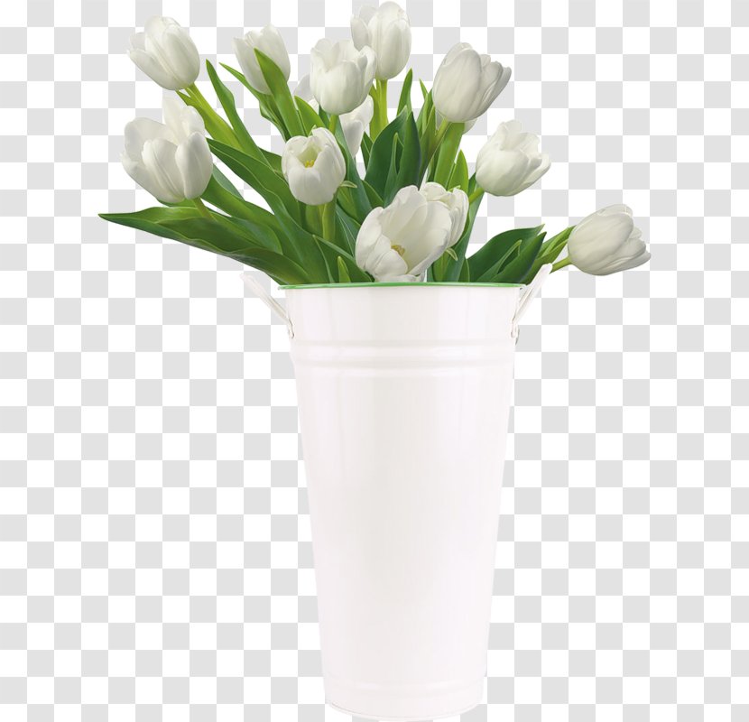 Floral Design Cut Flowers Tulip Vase - Flower Transparent PNG