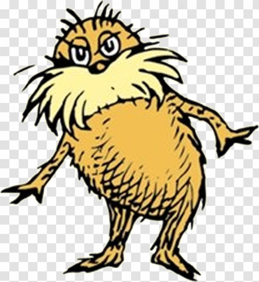 The Lorax Cat In Hat Once-ler Thing One Martha May Whovier - Fictional Character Transparent PNG