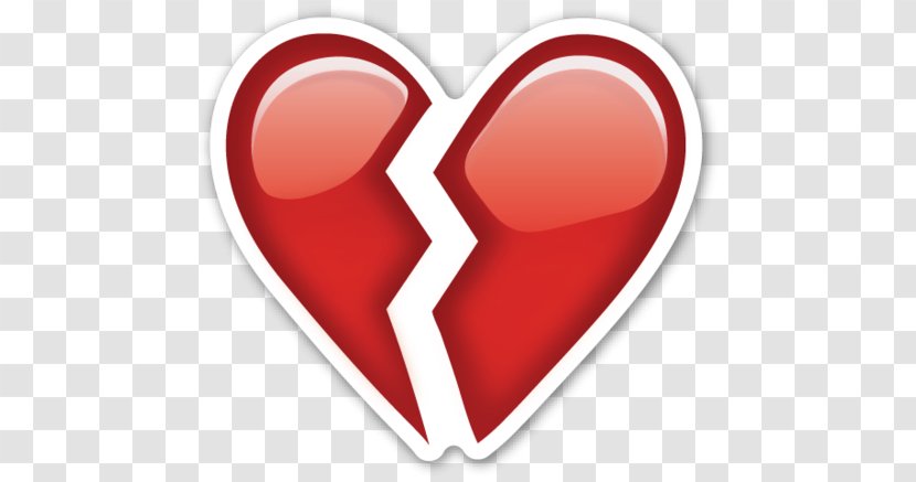 Emoji Broken Heart Emoticon Sticker - Tree Transparent PNG