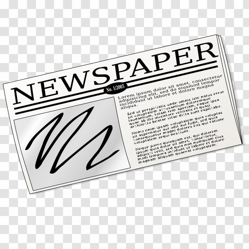 Free Newspaper Headline Clip Art - Area Transparent PNG
