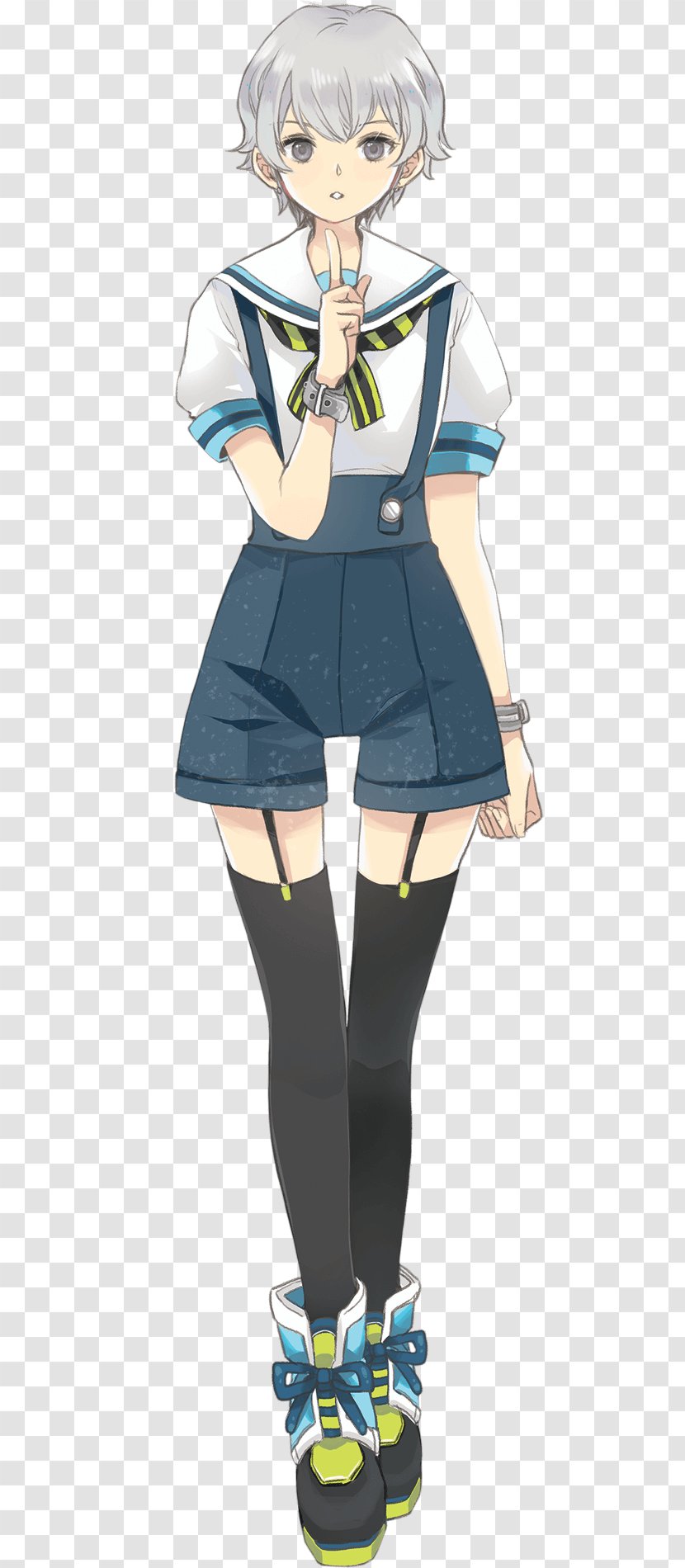 REOL Vocaloid Akayoroshi Heimenkyo Electric Angel - Heart - Suspenders Transparent PNG