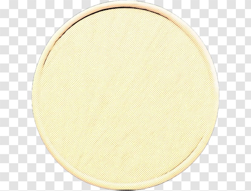 Yellow Beige Circle Pizza Stone Metal Transparent PNG