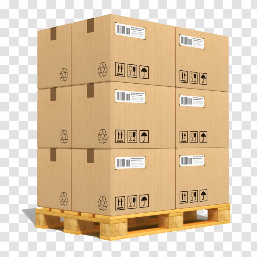 Pallet Cardboard Box Freight Transport Corrugated Fiberboard - Palet - Shipping Transparent PNG
