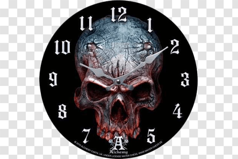 Quartz Clock Demon Movement Watch - Skull Devil Transparent PNG