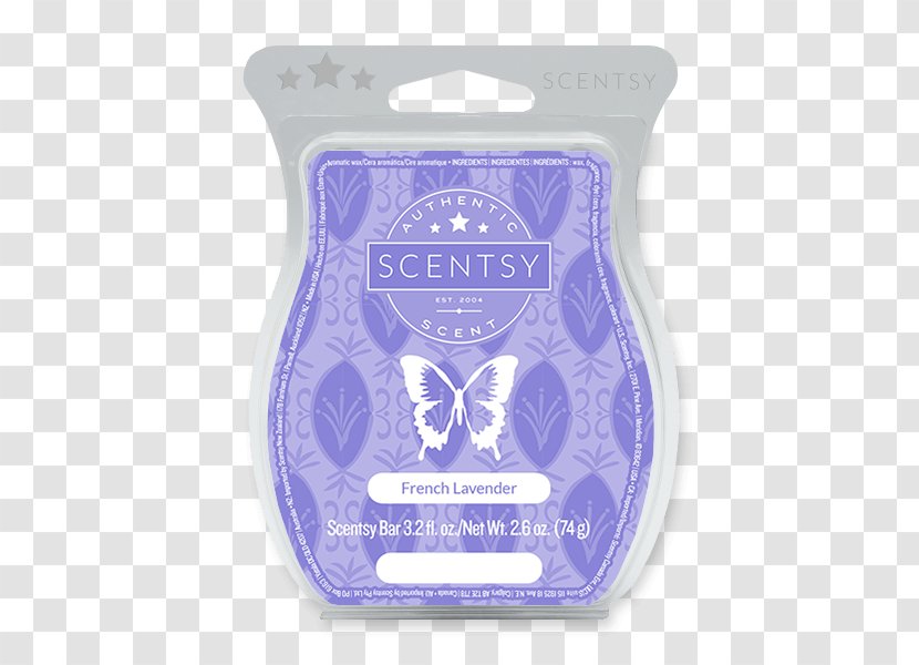French Lavender Scentsy Warmers Odor Candle - Bar Label Transparent PNG