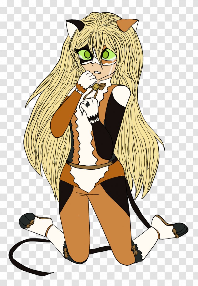 Cat Adrien Agreste Tiger Lion Genderswap - Watercolor Transparent PNG