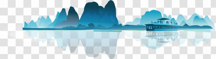 Landscape Cdr Adobe Illustrator - Nature - Lake Vector Material Transparent PNG