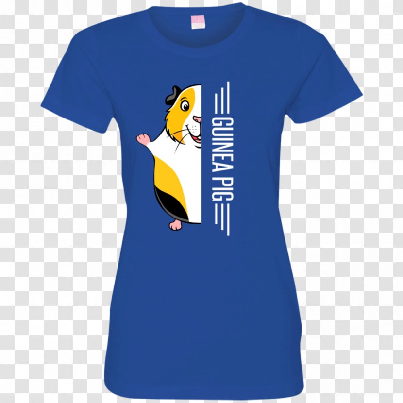 T-shirt Hoodie Jersey Gildan Activewear - Electric Blue - Guinea Pig Transparent PNG