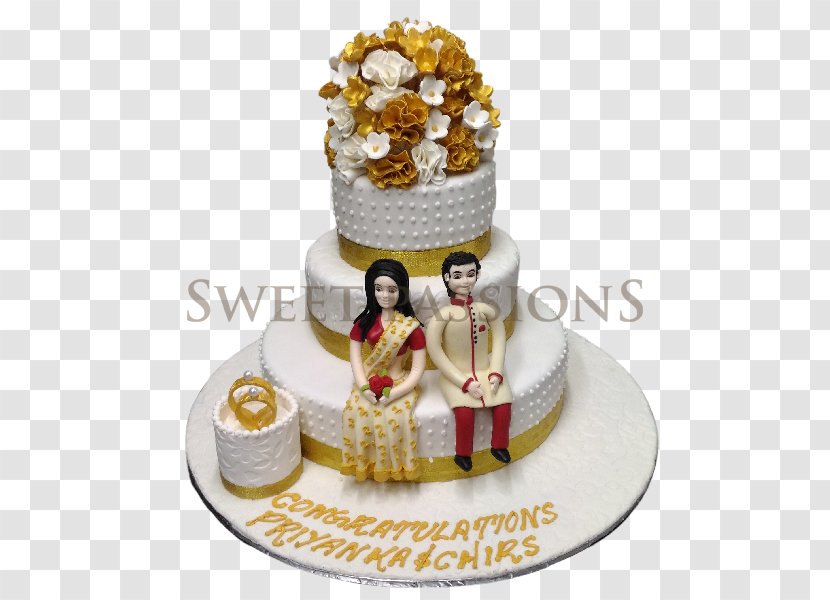 Wedding Cake Buttercream Bakery Torte Birthday - Cakery Transparent PNG