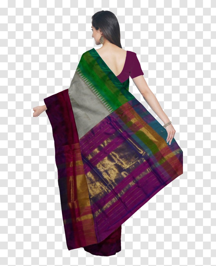 Silk Bhoodan Pochampally Kanchipuram Textile Sari - Handloom Transparent PNG