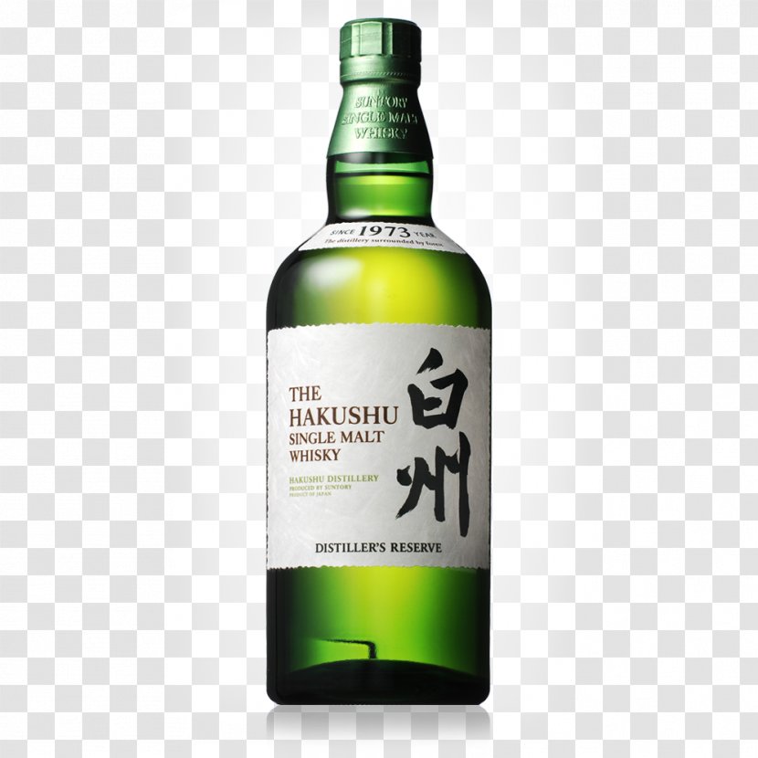 Yamazaki Distillery Hakushu Single Malt Whisky Japanese Whiskey - Liquid - Bottle Transparent PNG