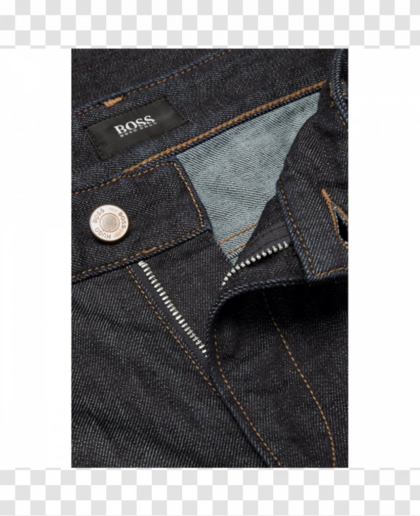 Pocket Denim Jeans Zipper Button - Black M Transparent PNG