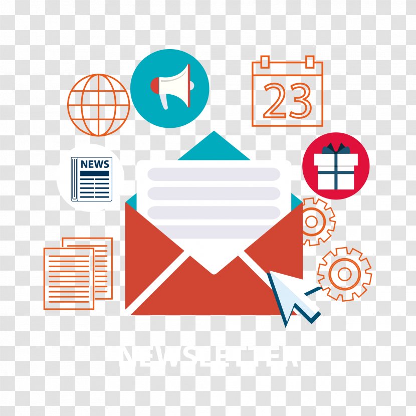 Newsletter Marketing Customer-relationship Management Information Business - Text - Design Element Transparent PNG