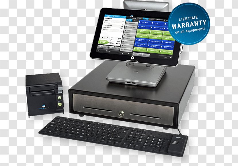 Point Of Sale Harbortouch Retail Sales Cash Register - Machine - Have Less Than That Is Registered In The Acco Transparent PNG