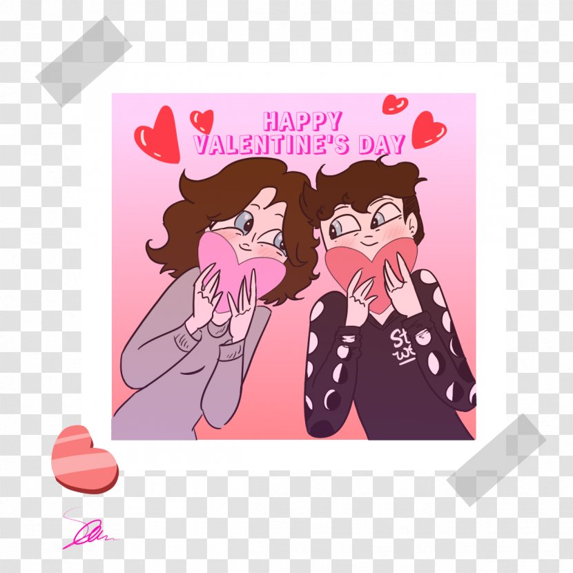Fan Art Valentine's Day Cartoon Greeting & Note Cards - Dapper Transparent PNG