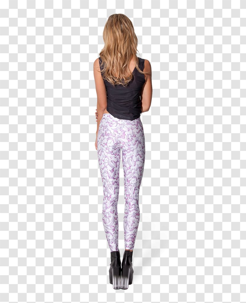 Leggings Clothing Pants Tights Unicorn - Flower - Horn Transparent PNG