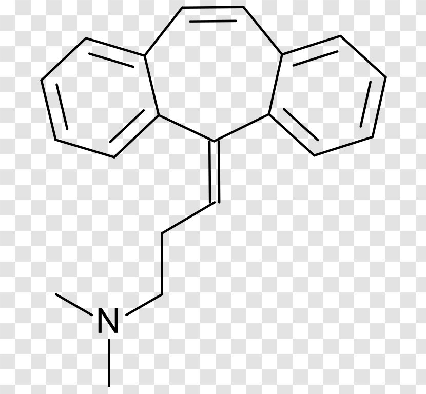 Cyclobenzaprine Dibenzazepine Amitriptyline Dibenzocycloheptene Carbamazepine - Area - Skeletal Muscle Transparent PNG