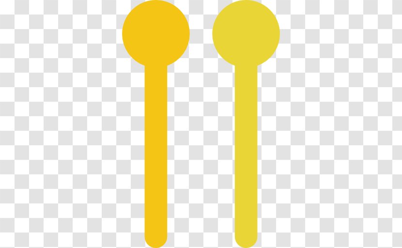 Spoon Line - Yellow Transparent PNG