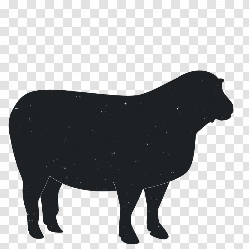 Cattle Ox Silhouette - Snout - Animal Silhouettes Transparent PNG