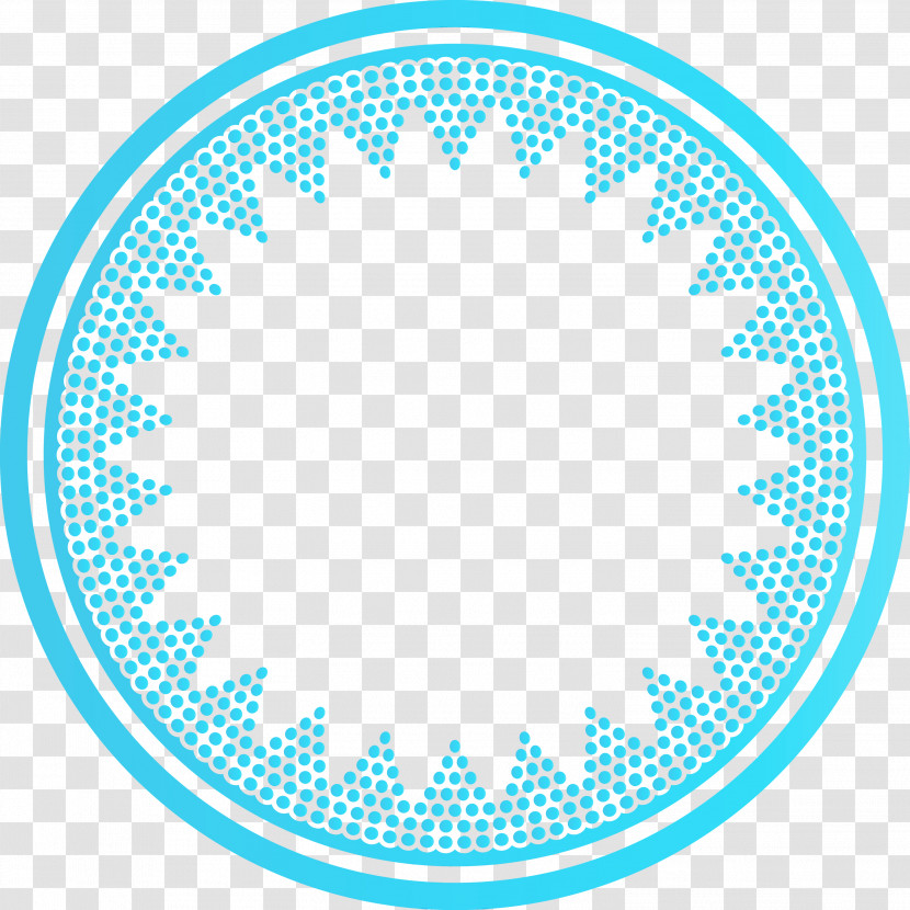 Aqua Turquoise Circle Transparent PNG