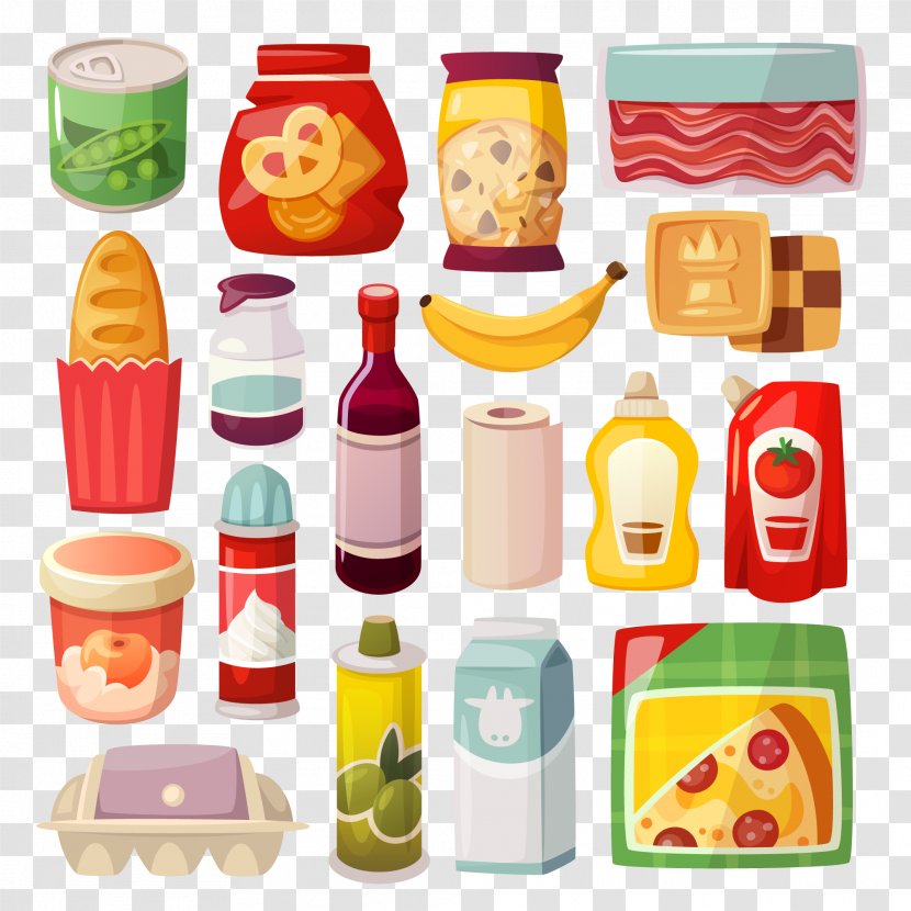 Milk Food - Supermarket - Product Clipart Transparent PNG