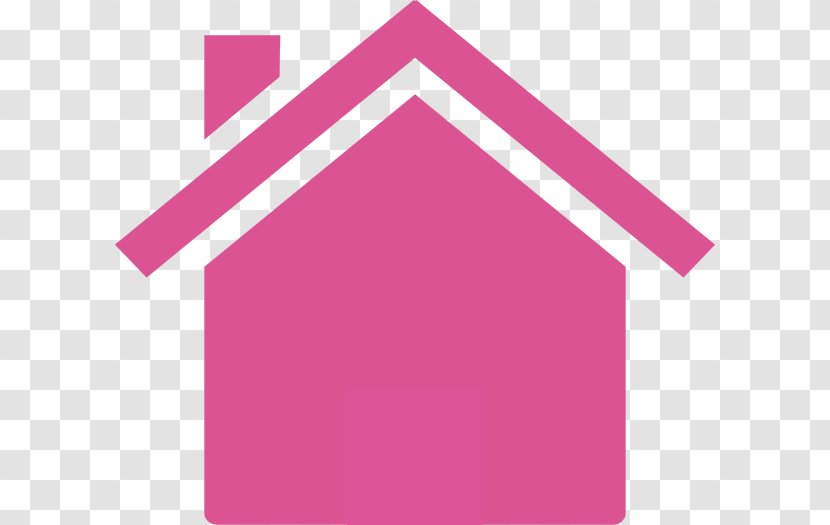 House Home Real Estate Property Clip Art - Pink Transparent PNG