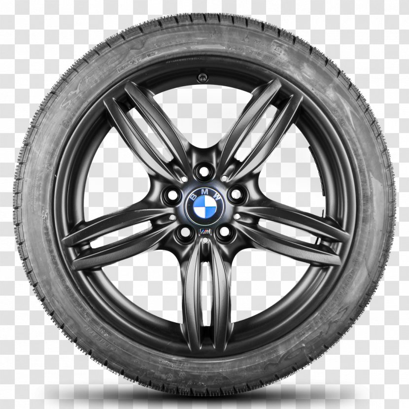 BMW 5 Series 6 Alloy Wheel Car - Tire Transparent PNG
