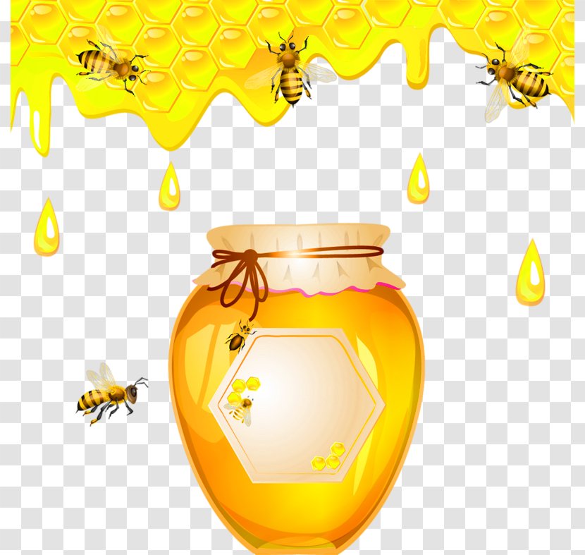Insect Savior Of The Honey Feast Day Apidae - Membrane Winged - Yellow Fresh Decorative Patterns Transparent PNG