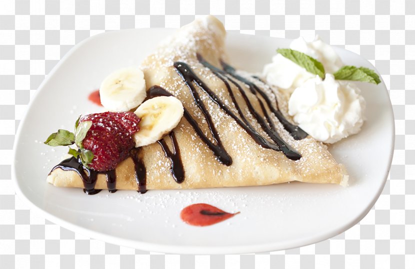 Crêperie Ice Cream Breakfast Restaurant - Salad - Crepe Transparent PNG