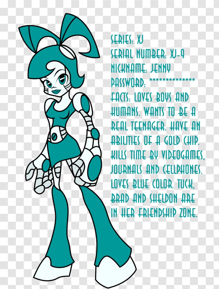 My Life As A Teenage Robot Jenny Vector - Free Transparent PNG