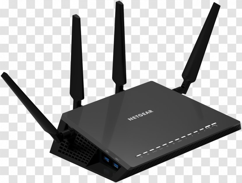 NETGEAR Nighthawk X4S R7800 Netgear AC2600 WiFi Wave2 Modem Router ADSL/DSL GbE (D7800) X4 R7500 Wi-Fi Transparent PNG