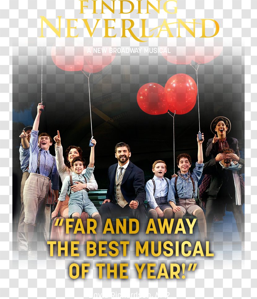 Finding Neverland New York City Broadway Pantages Theatre Pippin - Poster - Ticket Transparent PNG