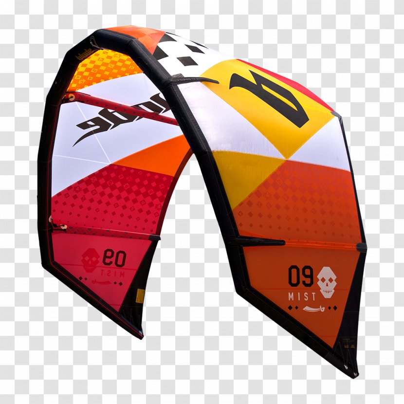 Power Kite Kitesurfing Blade Snowboard - Orange - Mist Transparent PNG