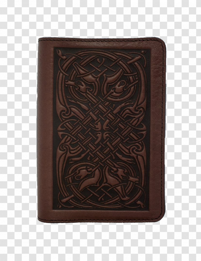 Celtic Hounds Wine Wallet Notebook Brown - Color Transparent PNG