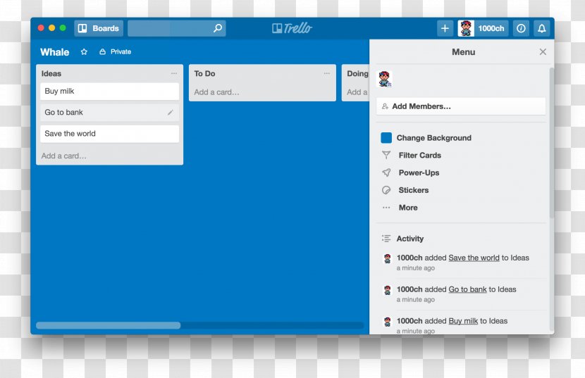 Computer Program Trello Electron Operating Systems - App Store - Javascript Transparent PNG