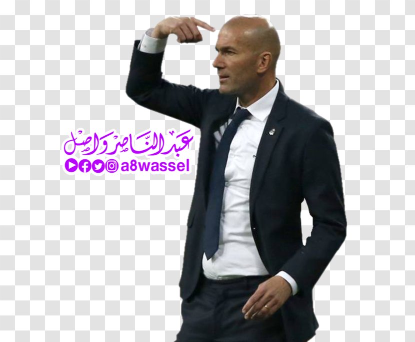 Zinedine Zidane Real Madrid C.F. UEFA Champions League Coach - Uefa Transparent PNG