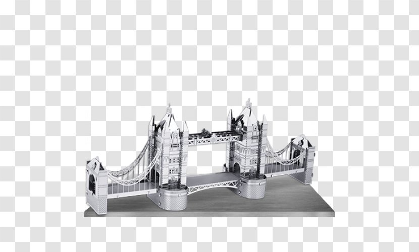 Tower Bridge Of London River Thames Metal - Laser Cutting Transparent PNG